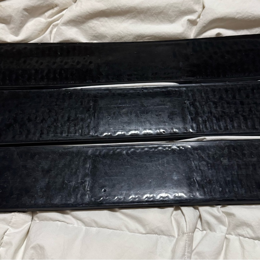Three Maker’s Mark Bar Mat Drink Rail New Never Used one has Glitter - Picture 4 of 4